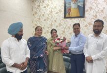 Pooja Syal Grewal Assumes Charge as Municipal Corporation Commissioner; Mayor Kundan Gogia Extends Warm Welcome